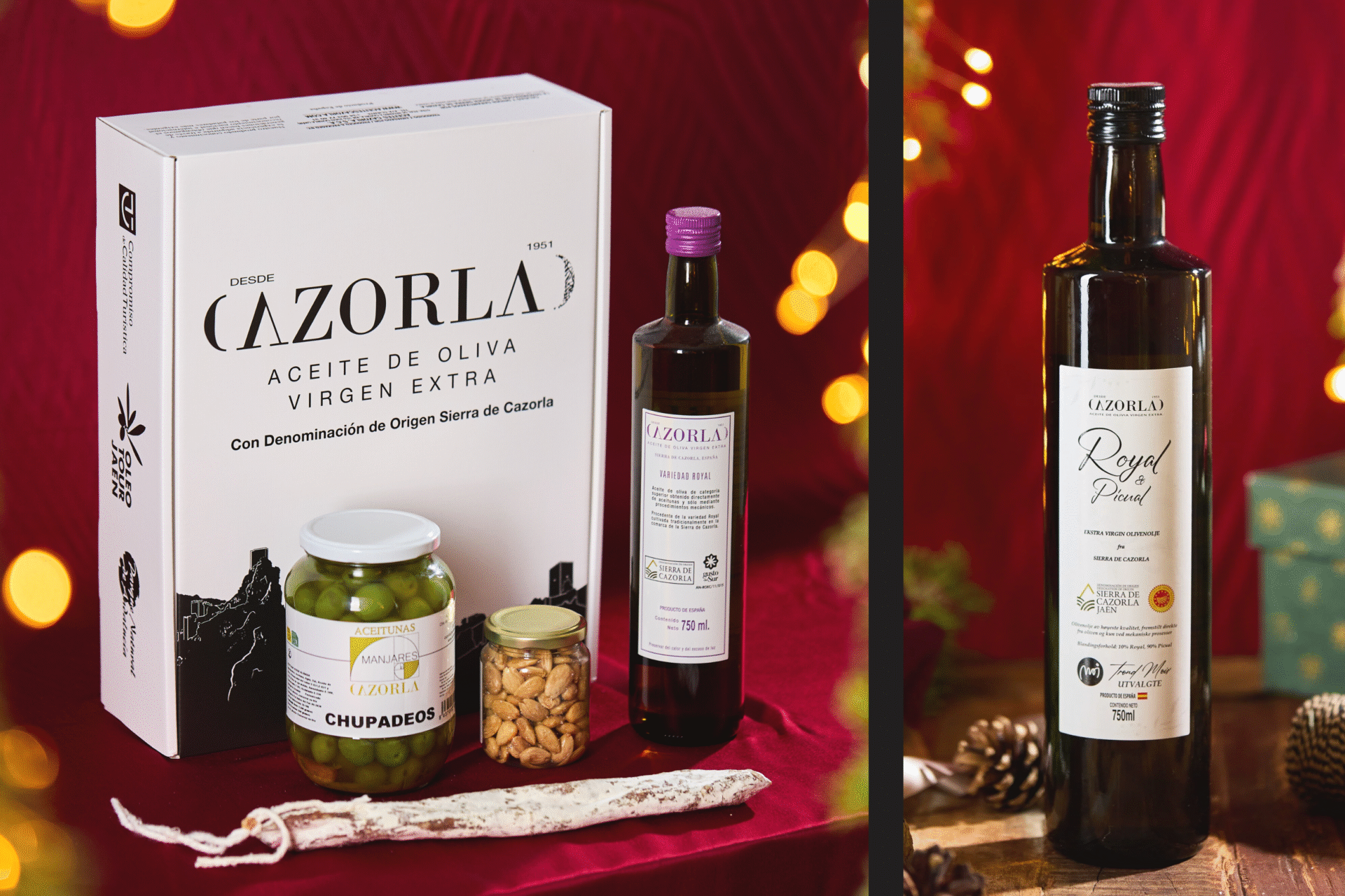 Cazorlas matgavepakker og julegavesett